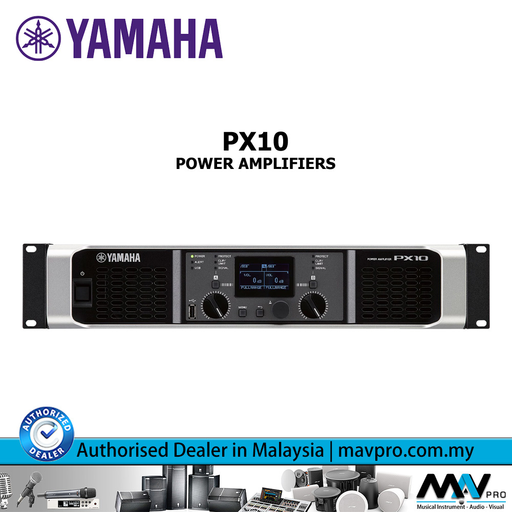 YAMAHA PX Series PX10 Power Amplifiers (PX10) l Mavpro Malaysia